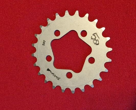 Blackspire Super Pro Kettenblatt, 58mm Lochkreis, 24 Zähne, silber-grau, NEU