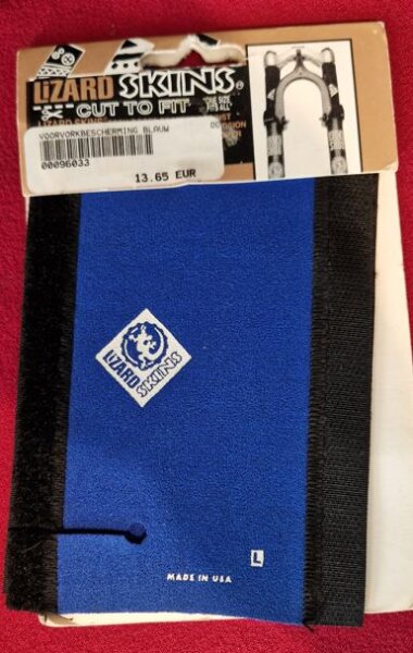 Lizard Skins Fork Boots Federgabel-Schutz, made in USA, blau, NEU