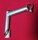 Kalloy CrMo Stahlvorbau, 1 1/8" Standard, 130mm, 10°, silber, NEU