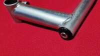 CrMo Stahlvorbau, 1 1/8" Standard, 120mm, 5°, silber satin, NEU