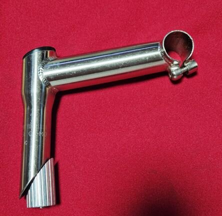CrMo Stahlvorbau, 1 1/8" Standard, 130mm, 10°, titan gebürstet, NEU