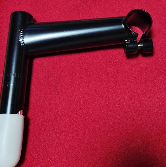 CrMo Stahlvorbau, 1 1/8" Standard, 130mm, 10°, schwarz, NEU
