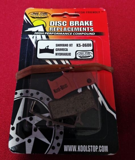 Kool-Stop KS-D600 Disc-Bremsbeläge für Shimano Deore XT / Grimeca 4-Kolben Disc, NEU