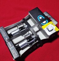 Crankbrothers eggbeater Pedale, inkl. Cleats, silber/schwarz, nur ca. 290g, NEU