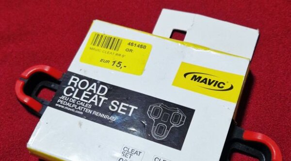 Mavic Road Cleat Set für Rennrad-Pedale, 0°, Paar, NEU