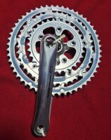 Shimano 105 FC-5505 Rennrad Kurbel, inkl. Kettenblätter, 30/42/52 Zähne, 170mm, silber, NEU