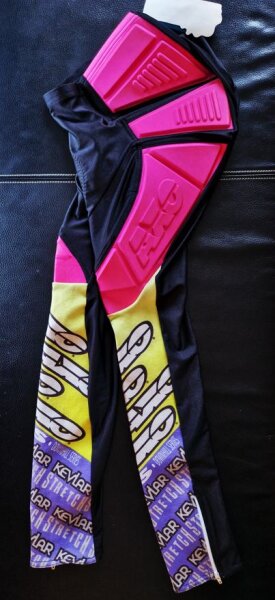 Axo Downhill Series Radhose mit Sitzpolster, made in Italy, bunt, S, NEU, NOS