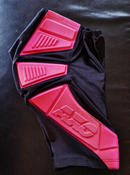 Axo Downhill Series Radhose mit Sitzpolster, made in Italy, pink, M, NEU, NOS