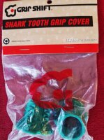 Grip Shift Shark Tooth Grip Cover Griffe, grün, NEU