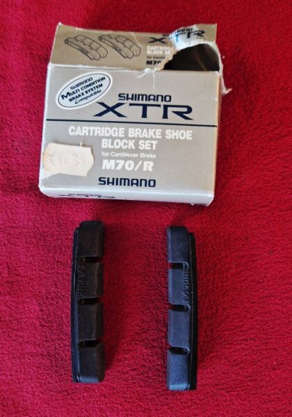 Shimano XTR BR-M910 Bremsgummis M70/R, NEU, OVP, 1 Paar