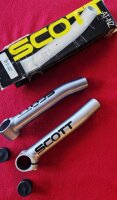 Scott AT-NZ Alu Barends, kurz, silber/anthrazit, Baujahr 1992, NEU, OVP