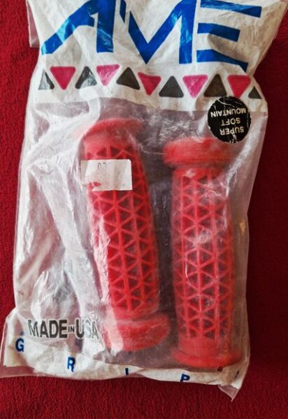 AME BMX Griffe, rot, made in USA, Vintage, NOS, Kult