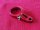 Alu Bremszuggegenhalter, ohne Führungshülse, rot, 25,4mm, gebraucht