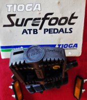 Tioga SureFoot ATB Pedale, schwarz, NEU, OVP