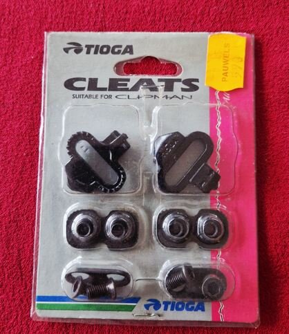 Tioga Cleats für Tioga Clipman Klickpedale, inkl. Schrauben, NEU, OVP