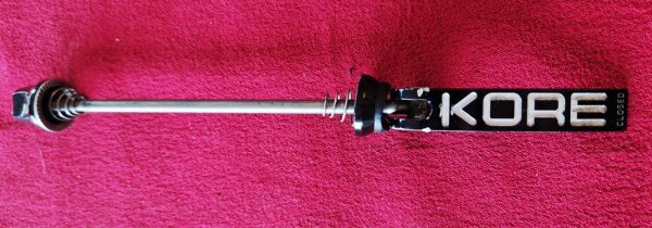 Kore Titanium Naben Schnellspanner, vorne schwarz, gebraucht