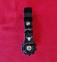 Alu Chain-Tensioner Kettenspanner, Kettenführung, Alu, schwarz, NEU