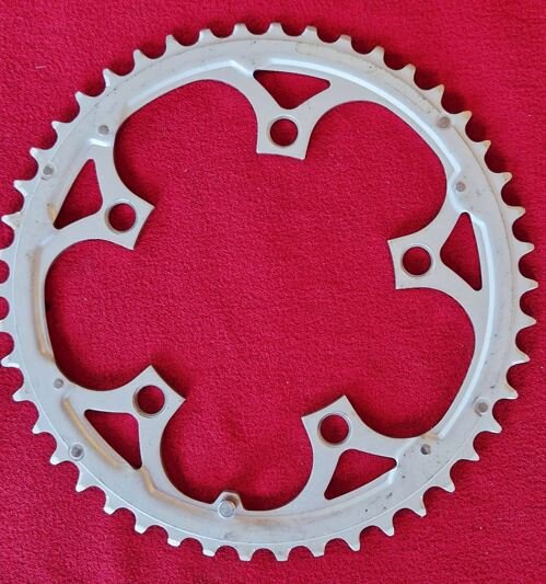 Shimano SG Hyperdrive MTB Kettenblatt, Alu, 110mm Standard Lochkreis, 46 Zähne, silber, NEU