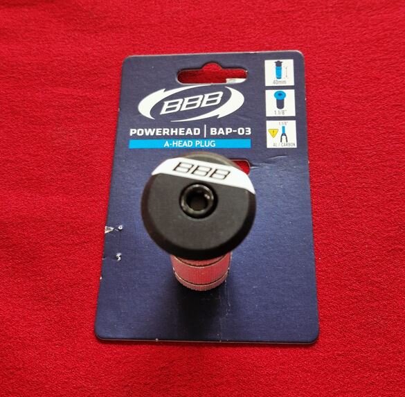 BBB Powerhead Ahead-Cap, 1 1/8", inkl. wiederverwendbarer Kralle, NEU
