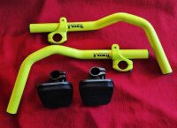 JD Tranz-X Ergo Bar Triathlon Lenkeraufsatz für Rennrad, neon-Gelb, NEU