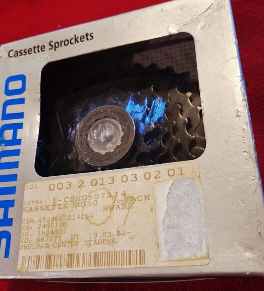 Shimano CS-HG50 HG Kassette, 7-fach, 13-34 Zähne, schwarz, NEU