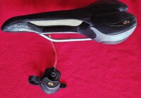 Topeak Allay air span system Sattel, mit aufpumpbarem Luftpolster, schwarz, aus Neurad