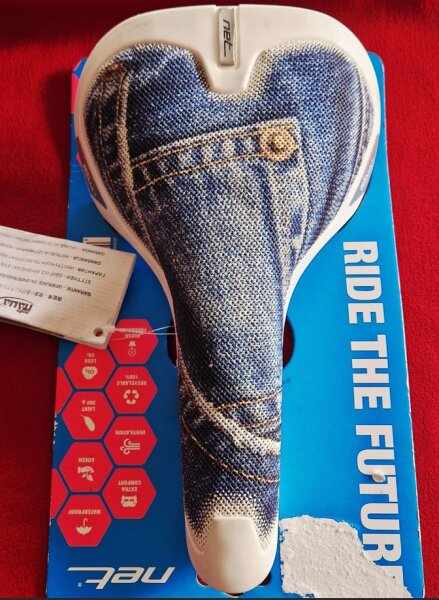 Selle Italia net Sattel, Jeans-Design, NEU