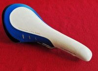 Fizik Wing Flex Titanium Sattel, weiß/blau, gebraucht
