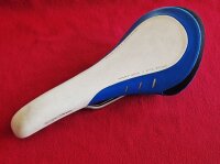 Fizik Wing Flex Titanium Sattel, weiß/blau, gebraucht