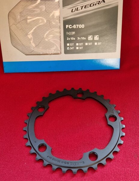 Shimano Ultegra FC-6703 Rennrad Kettenblatt, 130mm Lochkreis, 39 Zähne, 3x10-fach, Alu, NEU